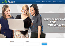 Tablet Screenshot of jobstouch.com